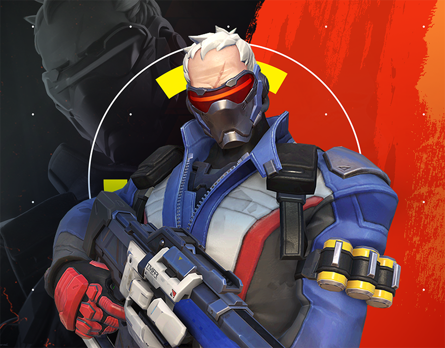 Is soldier 76 hitscan